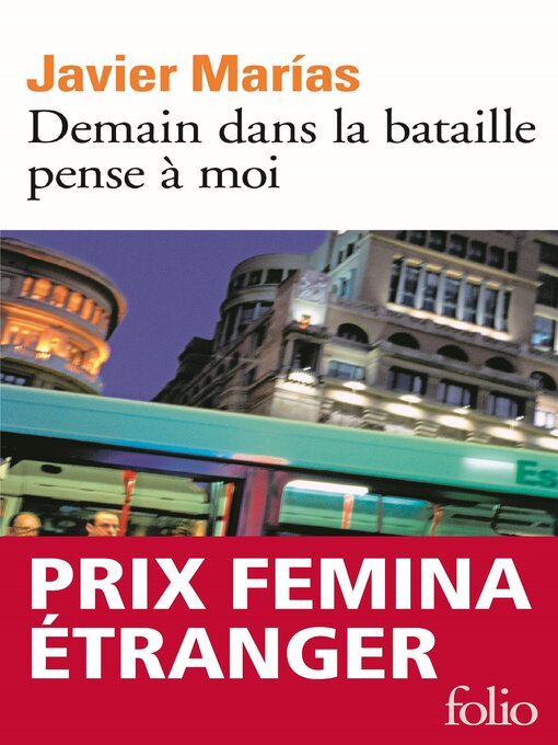 Title details for Demain dans la bataille pense à moi by Javier Marías - Available